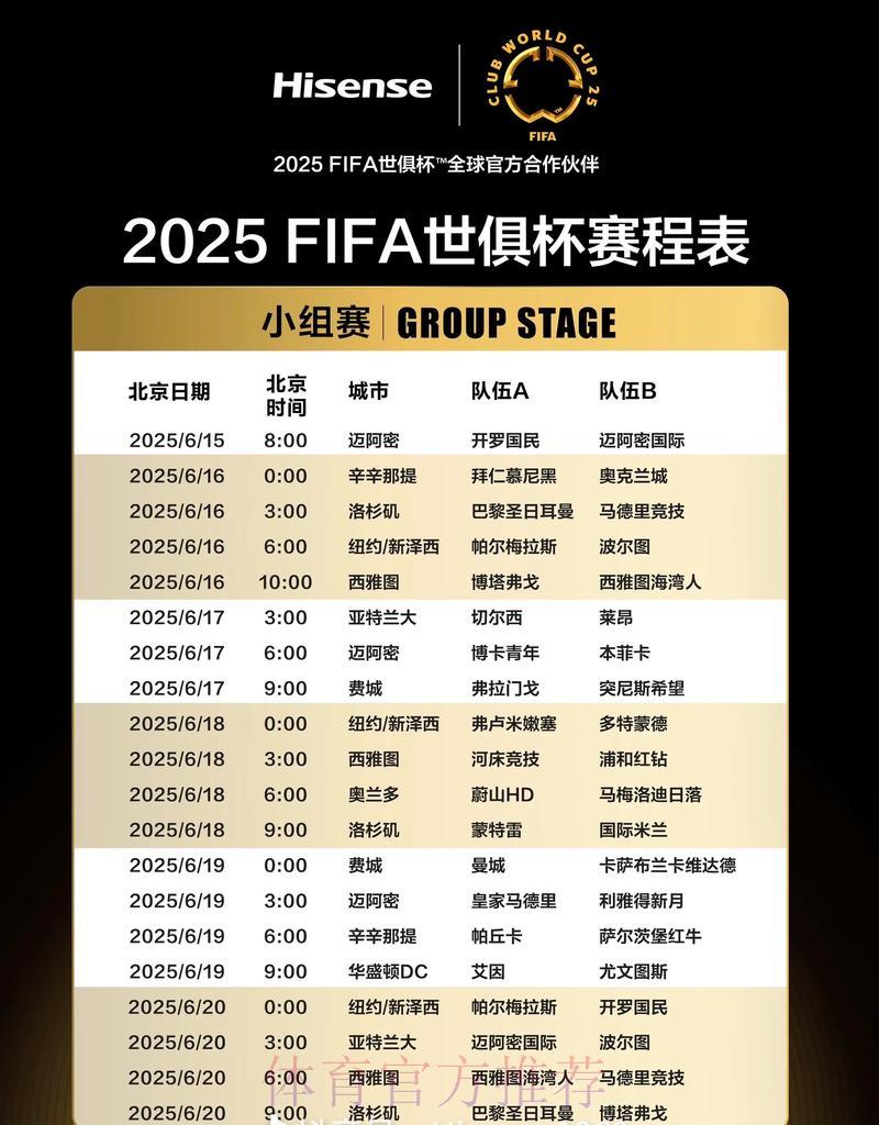 世界杯最新赛程安排实时资讯 世界杯最新赛程安排实时资讯